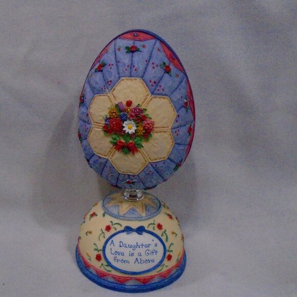 Daughter's Blessing Ardleigh Elliott  Patchwork of Love Musical Egg Collection - Picture 1 of 5